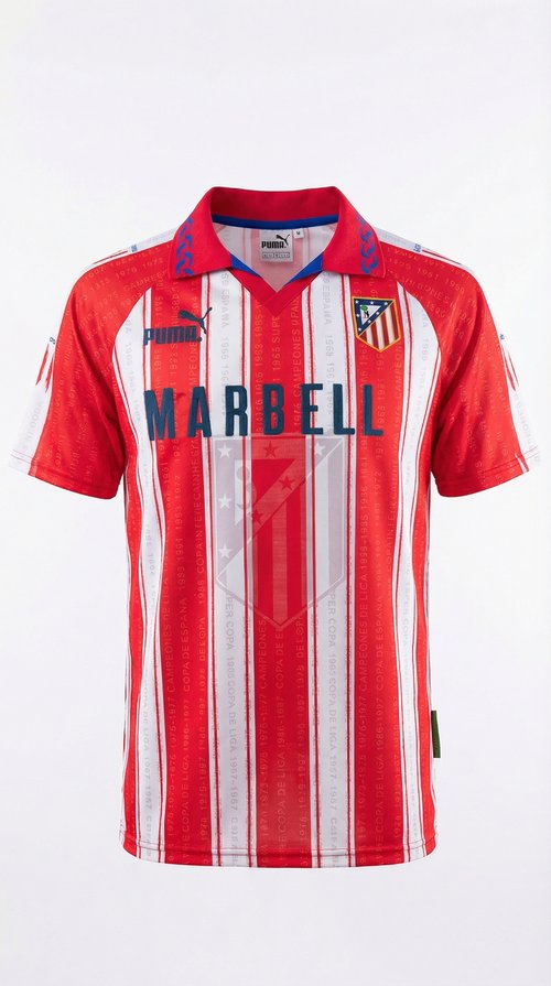 Atletico Madrid Camiseta local Retro 95/96